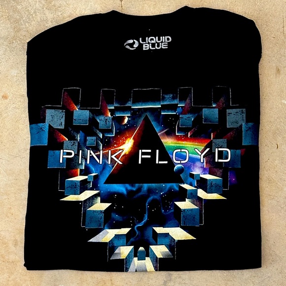 2016 Liquid Blue Pink Floyd Band Shirt - Picture 2 of 6